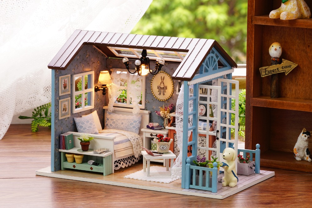 Sweet Forest House DIY Wood Miniature Doll House