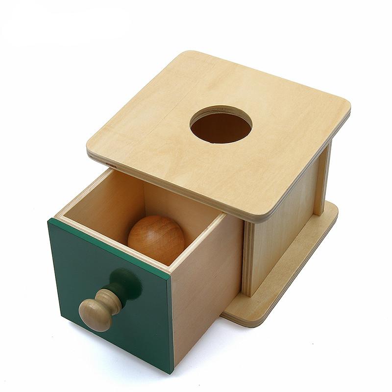 Montessori Educational Wooden Ball Matching Box for Kids