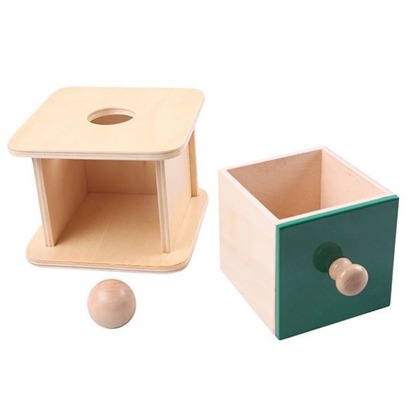 Montessori Educational Wooden Ball Matching Box for Kids