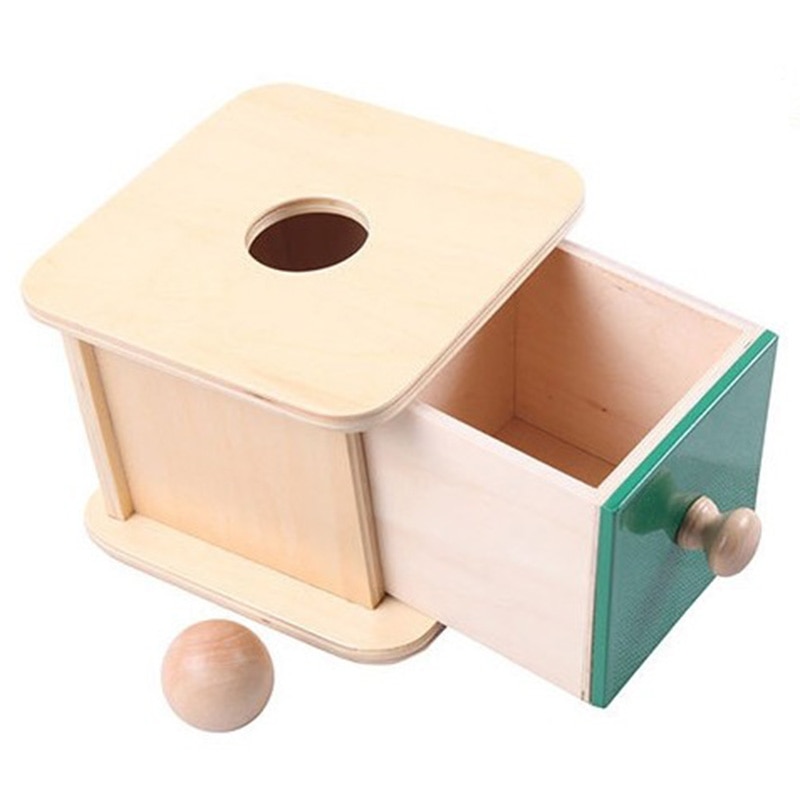 Montessori Educational Wooden Ball Matching Box for Kids