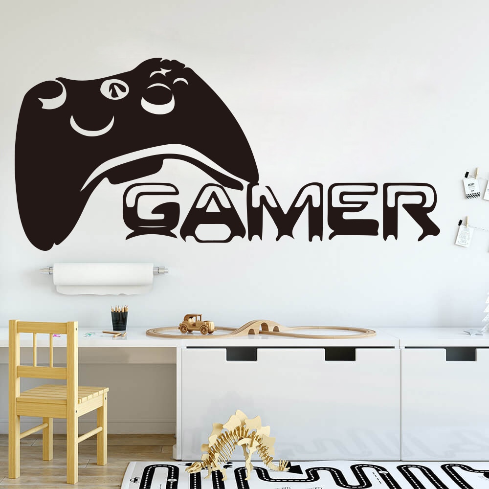 Gamer Controller Printed Wall Sticker