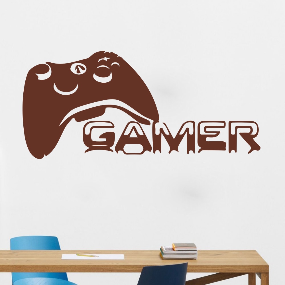 Gamer Controller Printed Wall Sticker