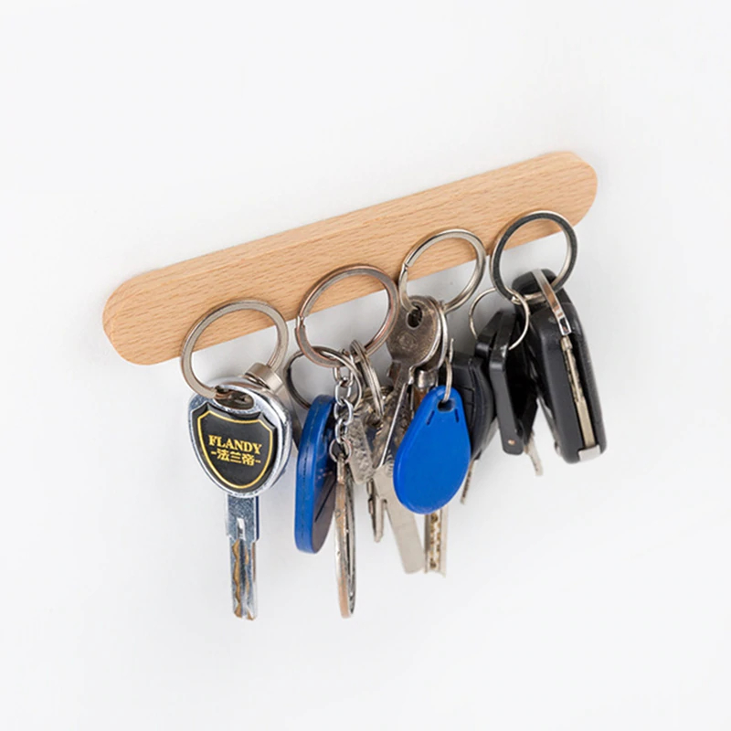 Wooden Key Holder Magnetic Hook