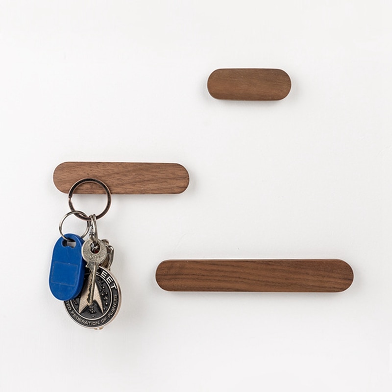 Wooden Key Holder Magnetic Hook