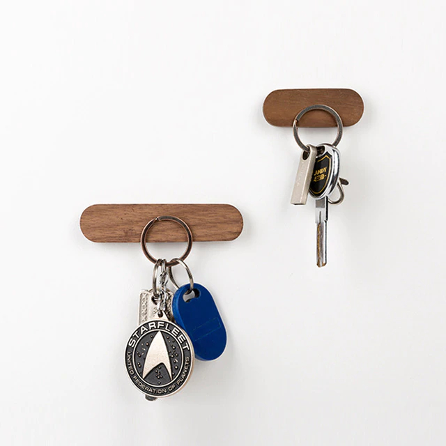 Wooden Key Holder Magnetic Hook