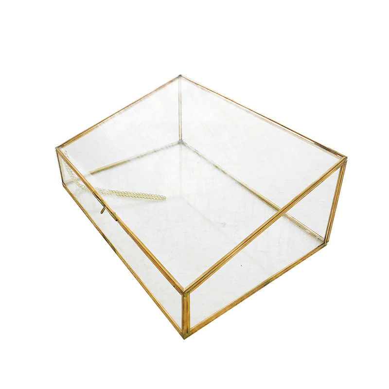 Glass Copper Storage Display Box