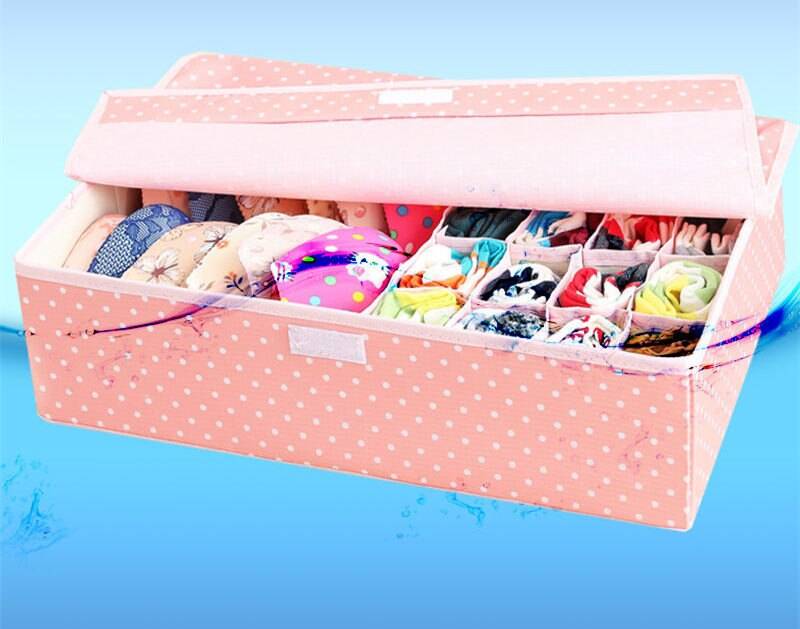 Printed Foldable Socks Organizer