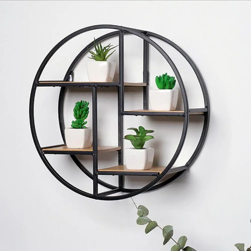 Wall Mounted Iron Shelf