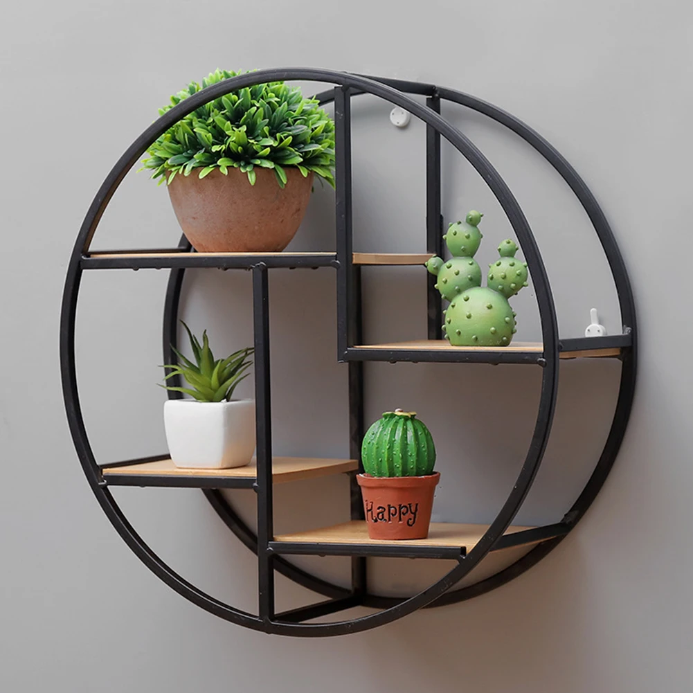 Wall Mounted Iron Shelf