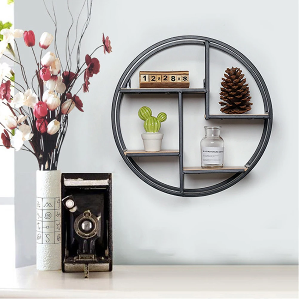 Wall Mounted Iron Shelf