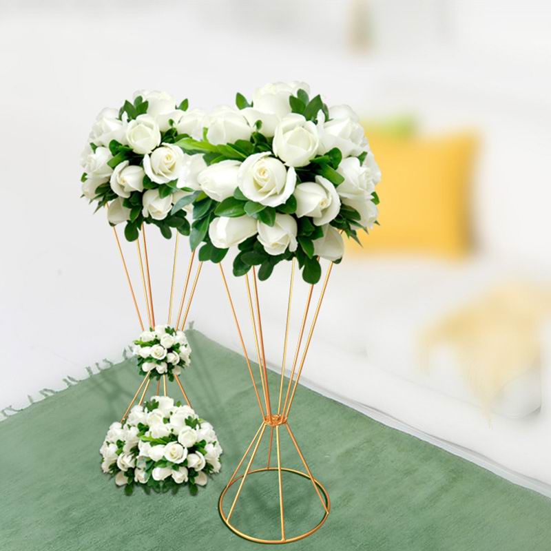 Gold Flower Holder Racks