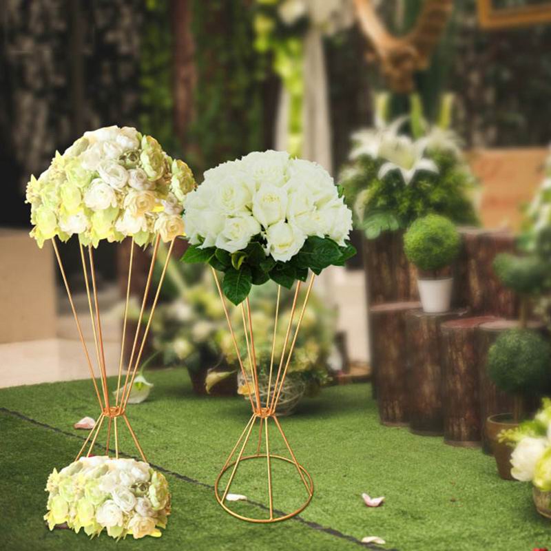 Gold Flower Holder Racks