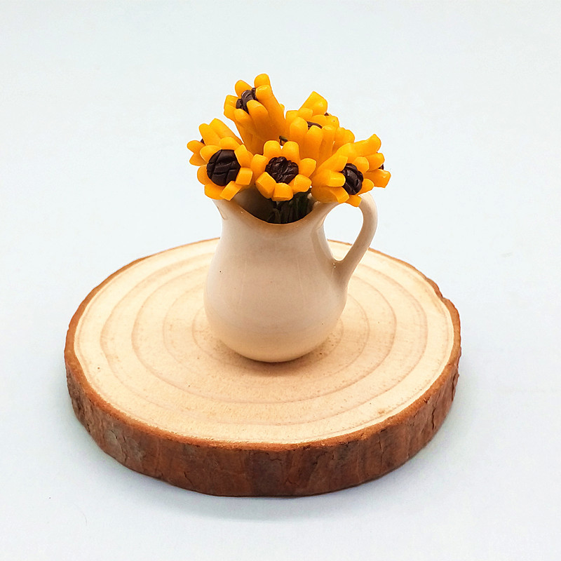 Colorful Artificial Mini Flower Vase for Home Decoration