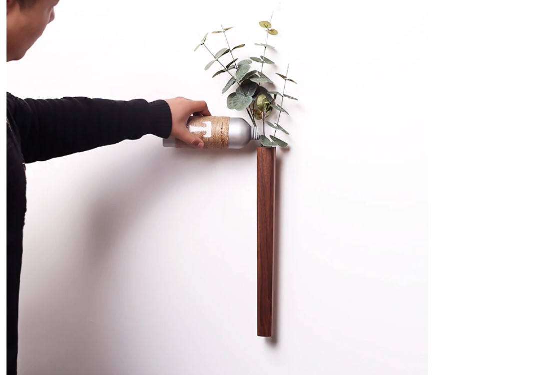 Wooden Bar Vase