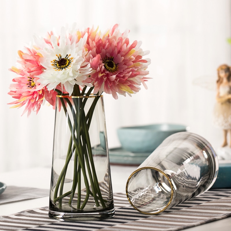 Glass Vase in Three Different Colors