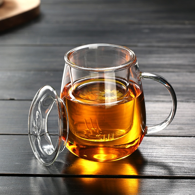 Chinese Style Glass Tea Mug