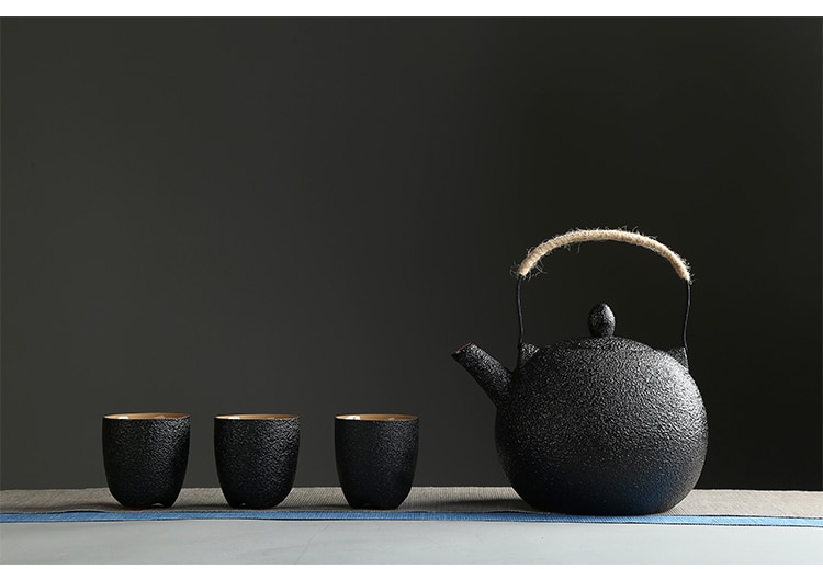 Black Chinese Ceramic Cup