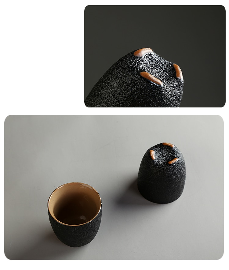 Black Chinese Ceramic Cup