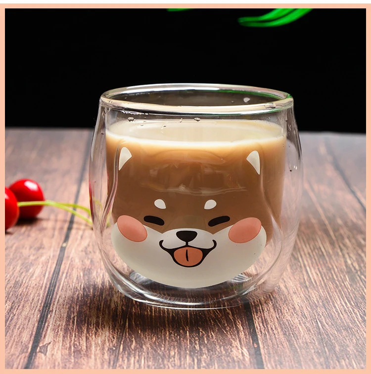 Shiba Inu Glass Cup