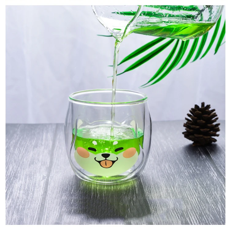 Shiba Inu Glass Cup