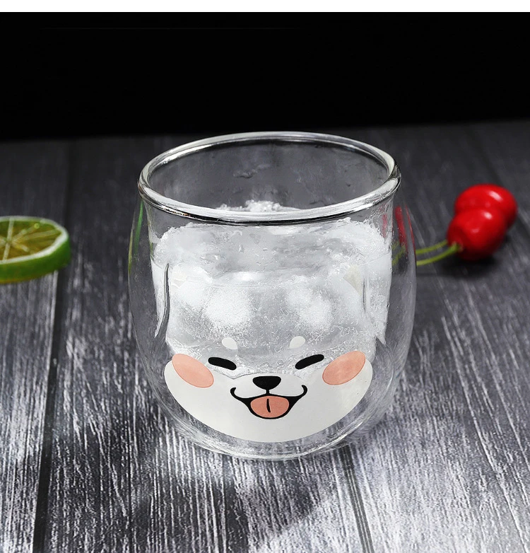 Shiba Inu Glass Cup