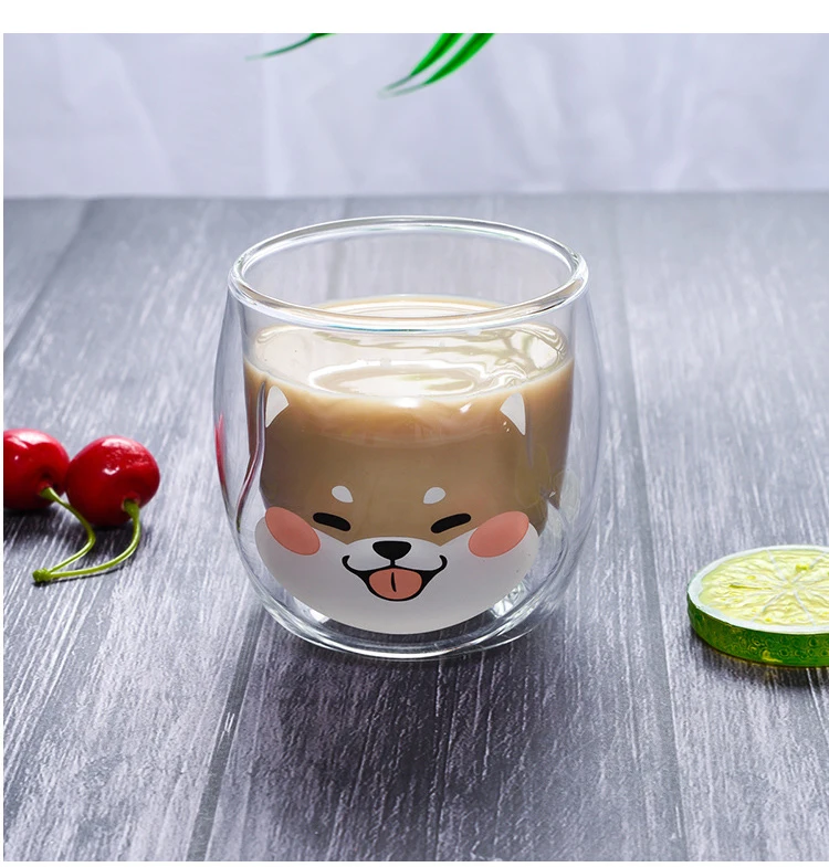 Shiba Inu Glass Cup