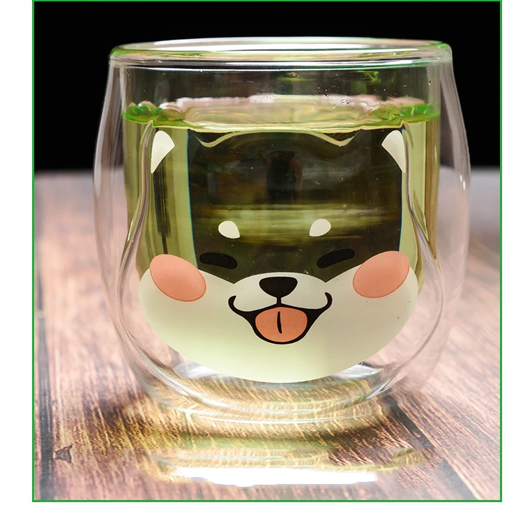 Shiba Inu Glass Cup