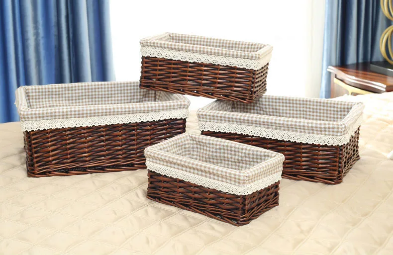 Handmade Rattan Storage Basket