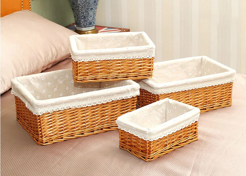 Handmade Rattan Storage Basket