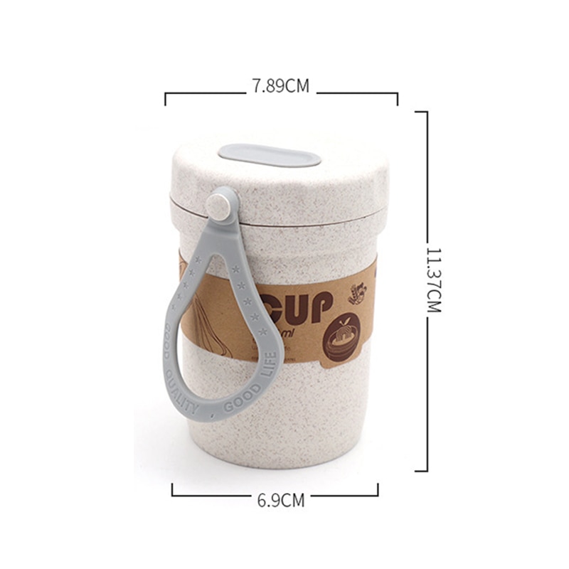 Leakproof Wheat Straw Food Container and Cup