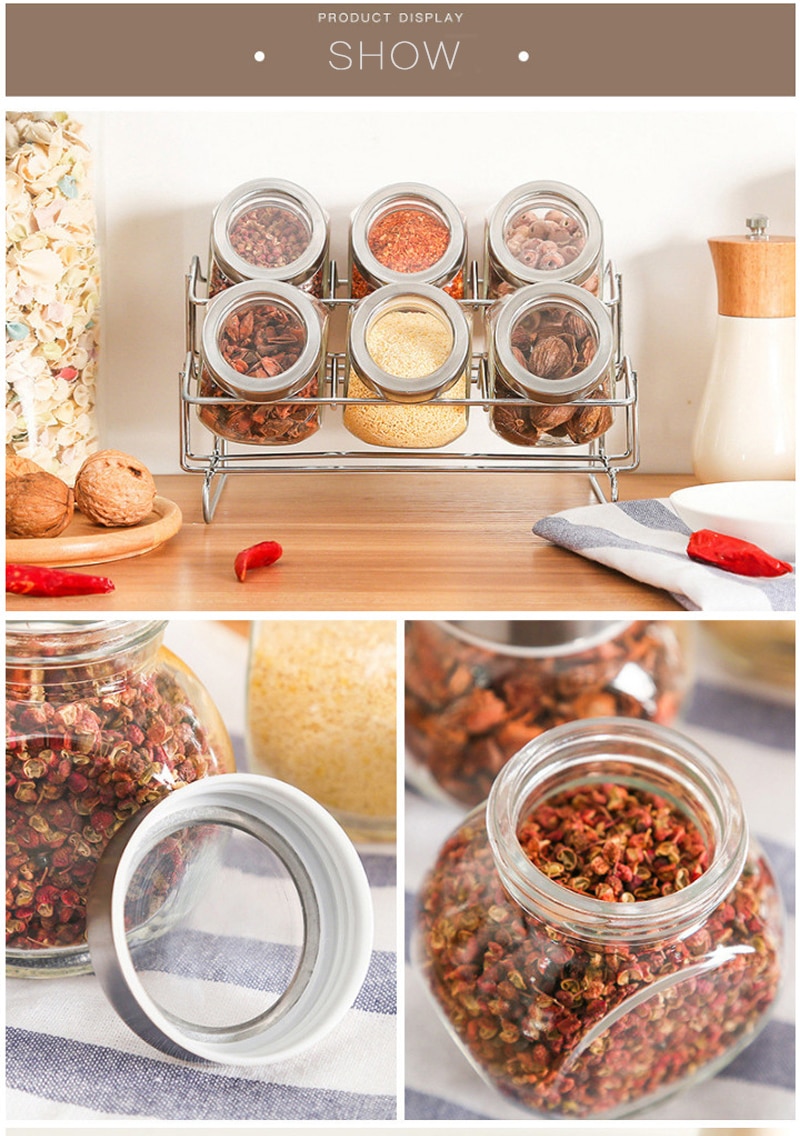 Glass Food Storage Jar