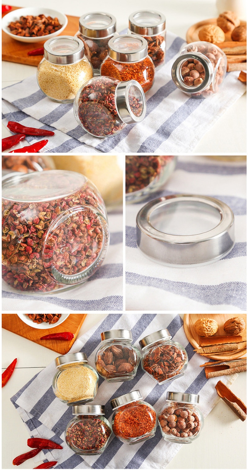 Glass Food Storage Jar