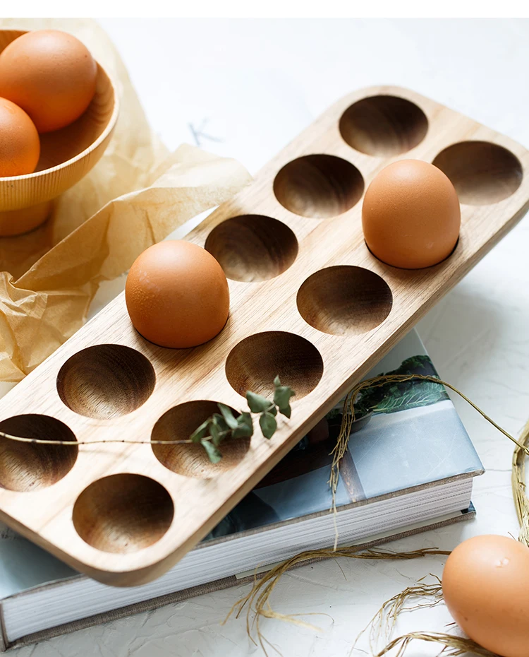 Wooden Egg Storage Box