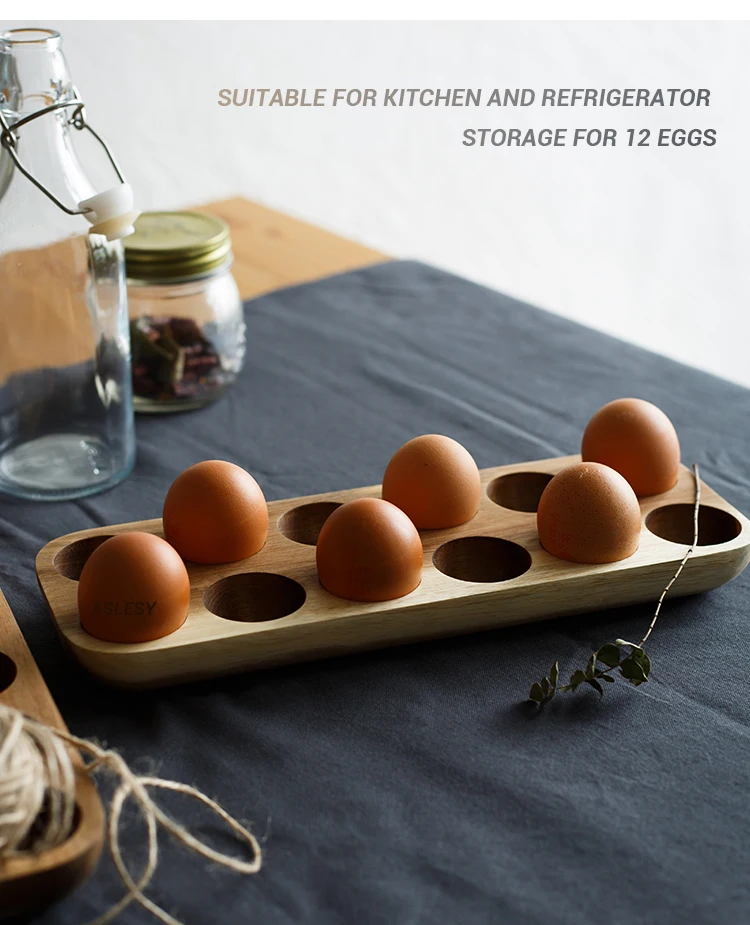 Wooden Egg Storage Box