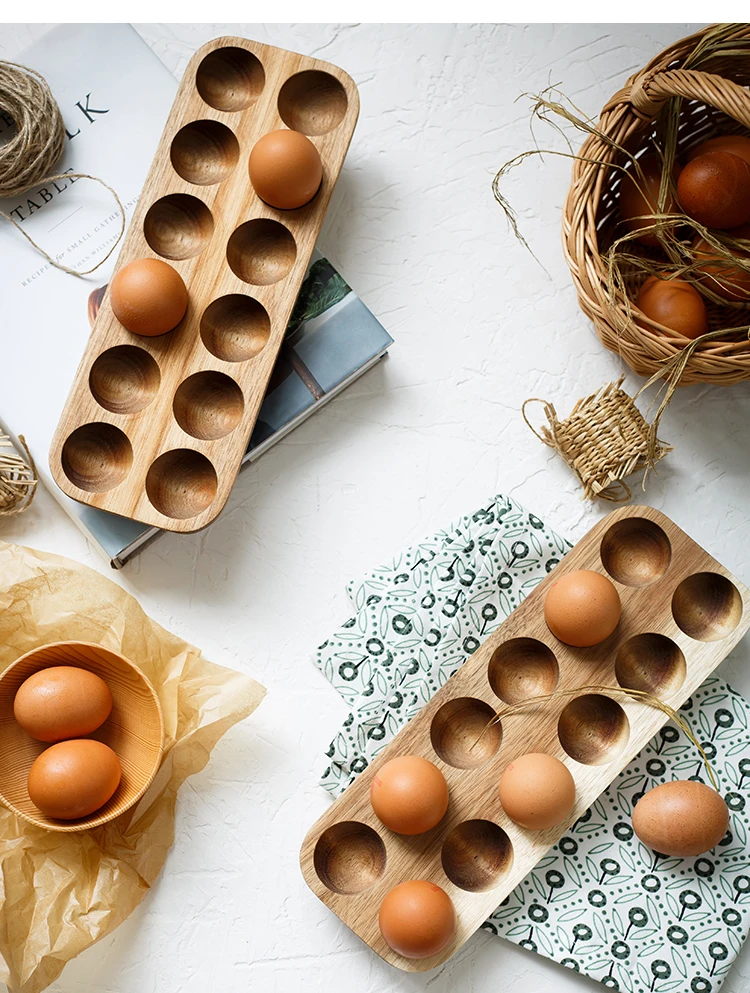 Wooden Egg Storage Box