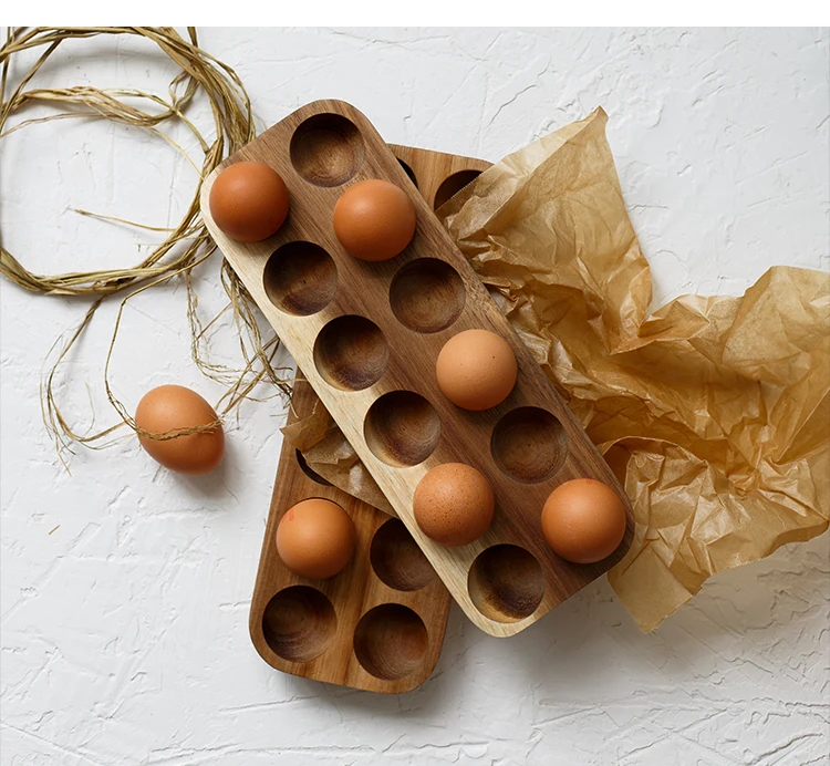 Wooden Egg Storage Box