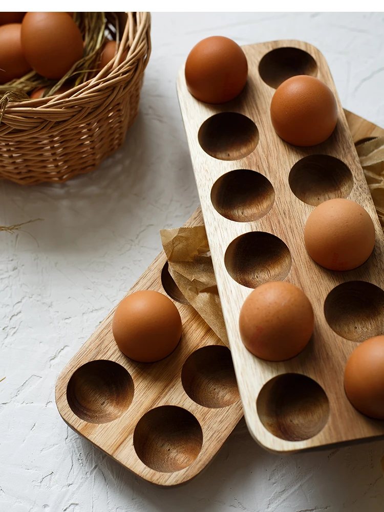 Wooden Egg Storage Box