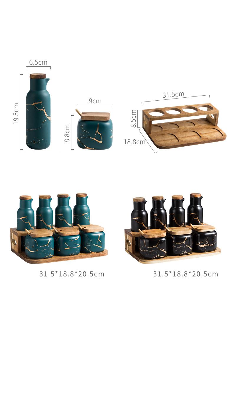 Nordic Ceramic Oil Bottles and Jars