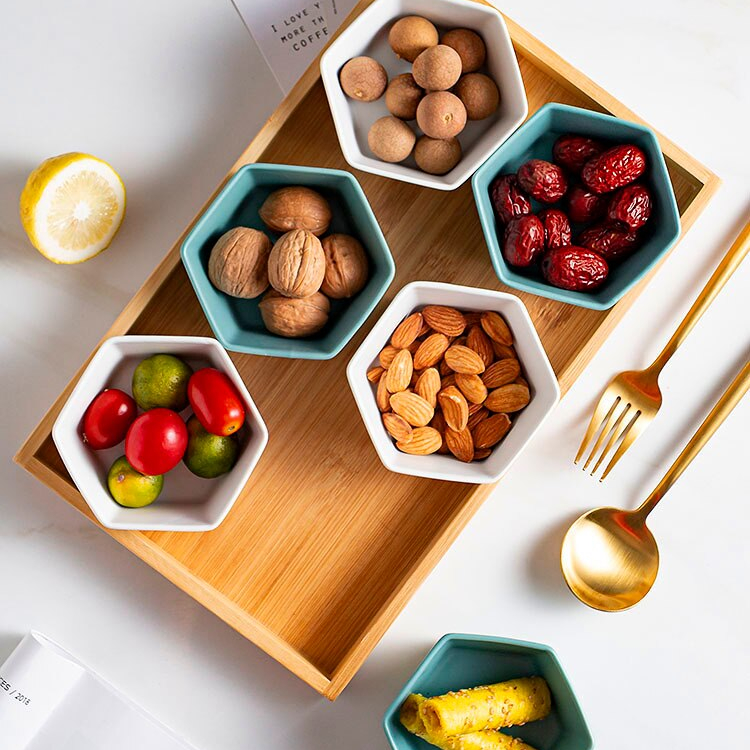 Creative Ceramic  Snack Trays Set