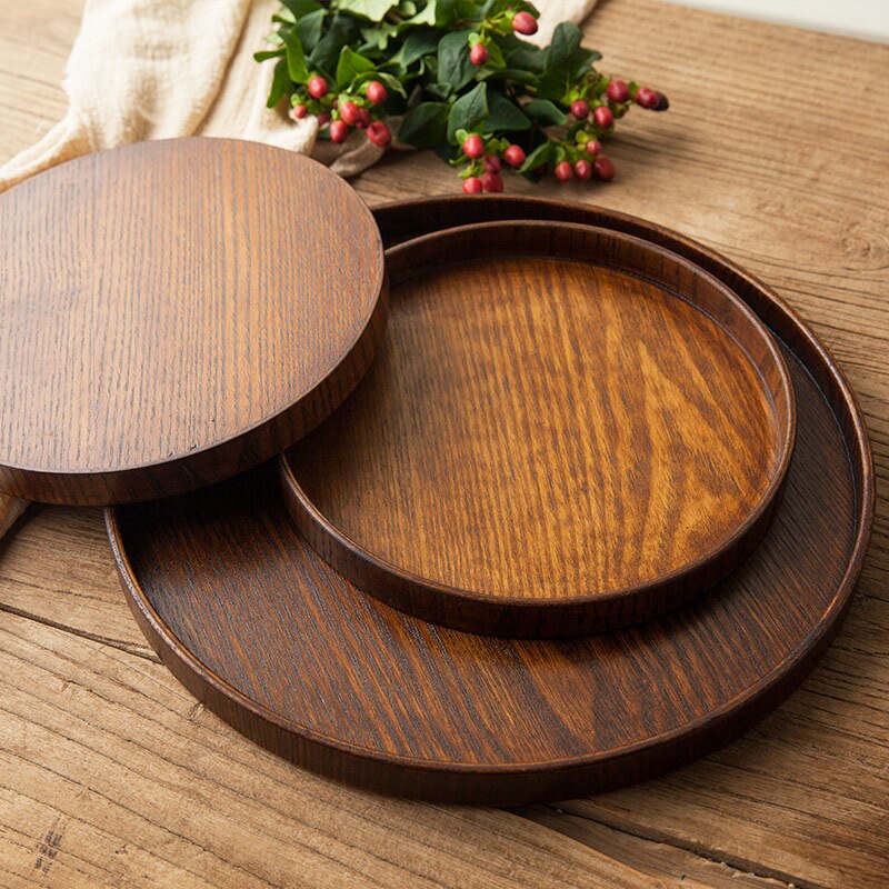 Natural Wood Serving Tray