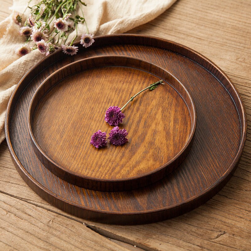 Natural Wood Serving Tray