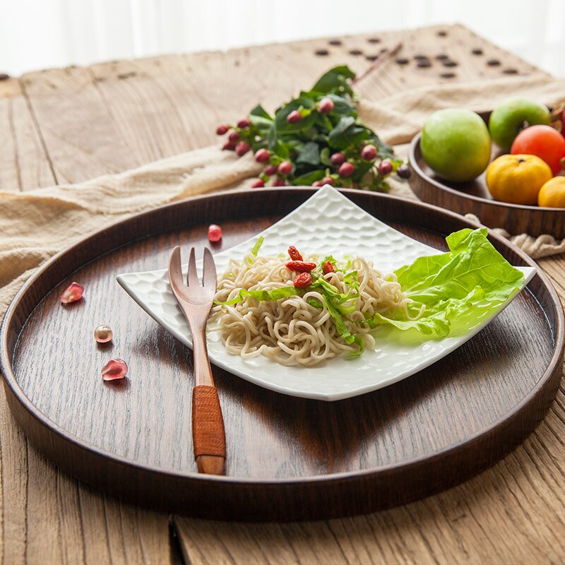 Natural Wood Serving Tray