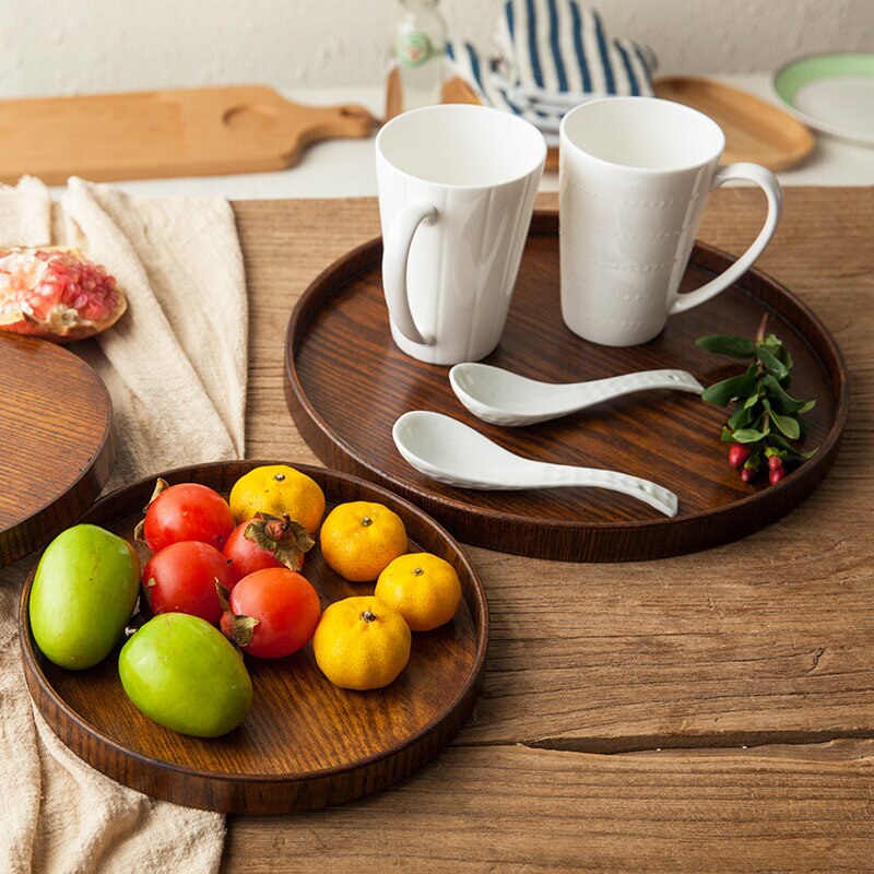 Natural Wood Serving Tray