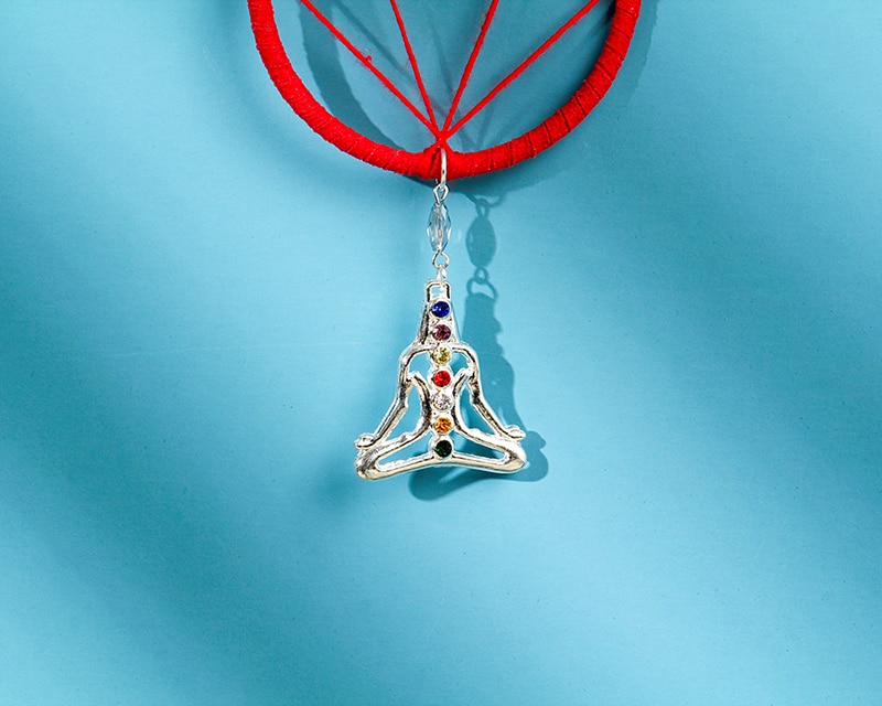 Colorful 7 Chakra Rings Dream Catcher