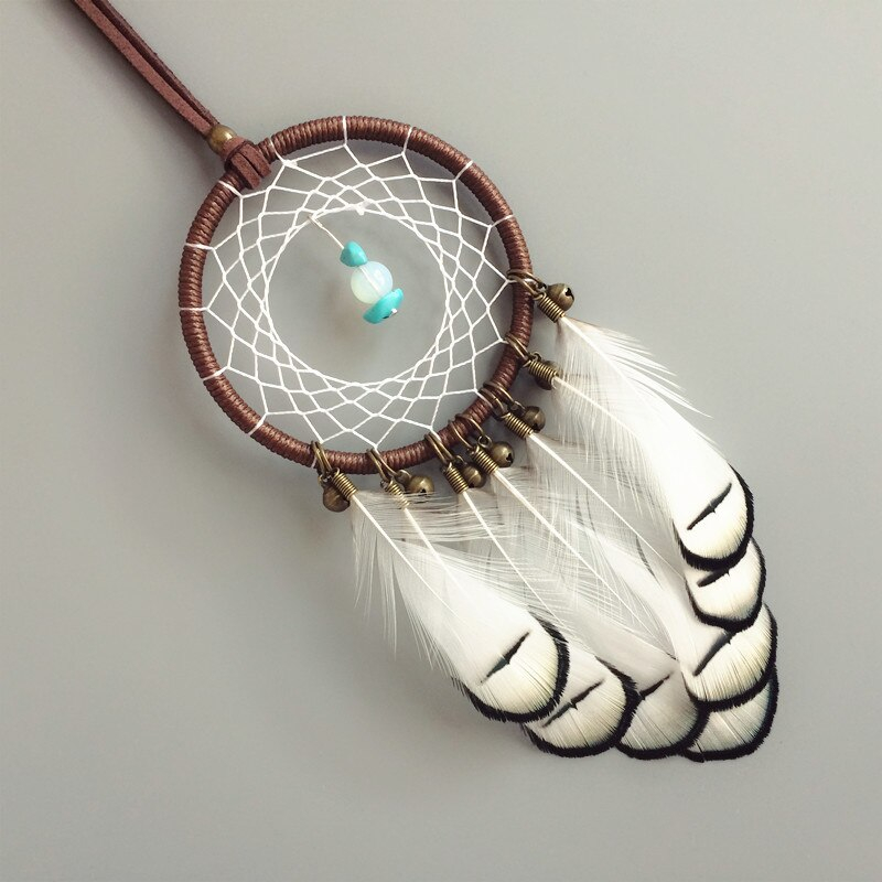 Handmade Dream Catcher with Feathers and Jingle Bells