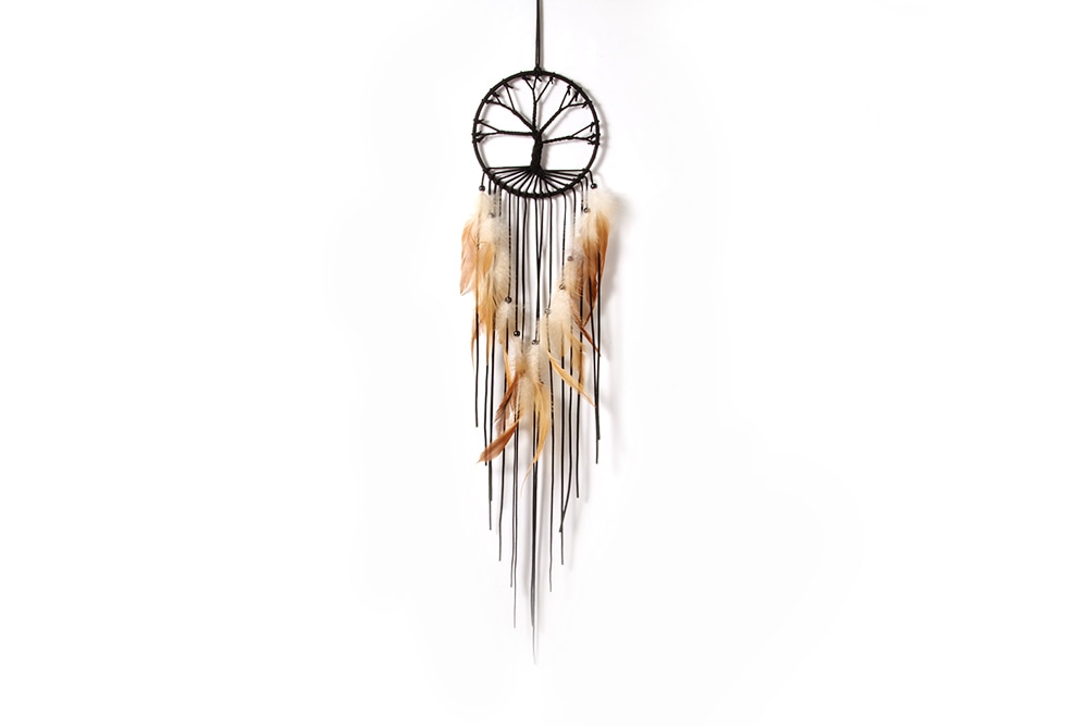 Blue / Black Indian Tree of Life Dreamcatcher