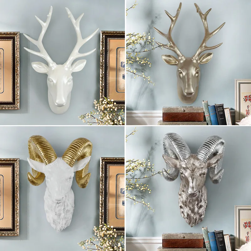 Animal Head Wall Hanging Decor