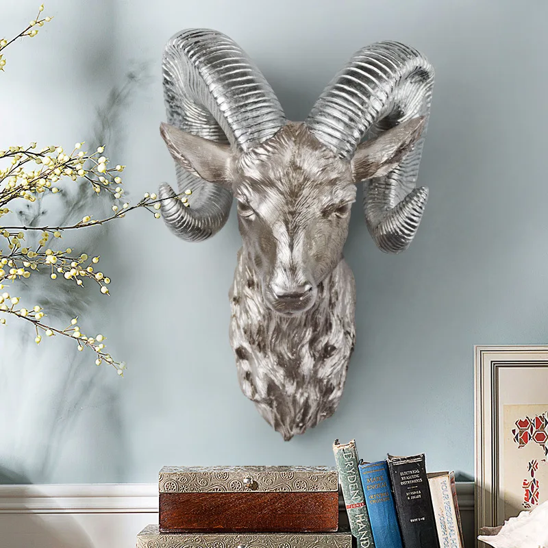 Animal Head Wall Hanging Decor