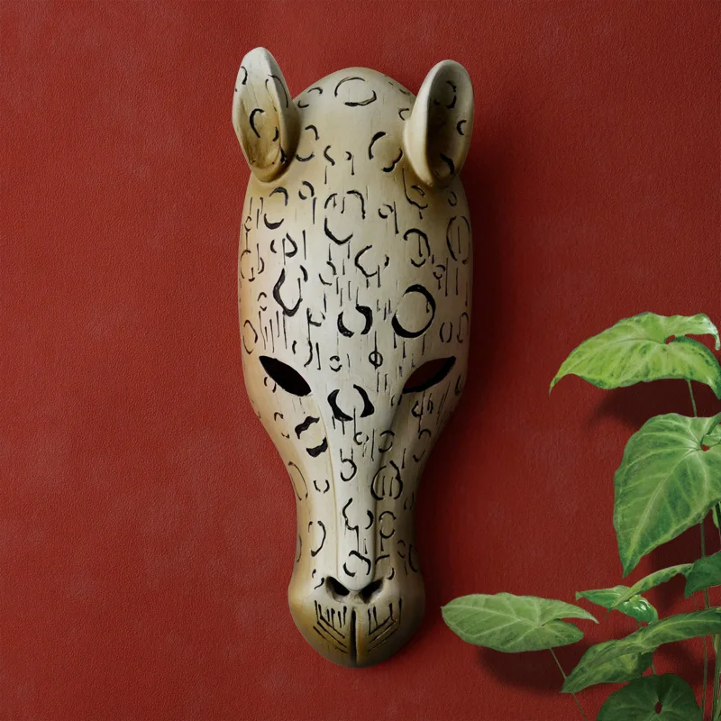 African Animal Mask Decor for Wall