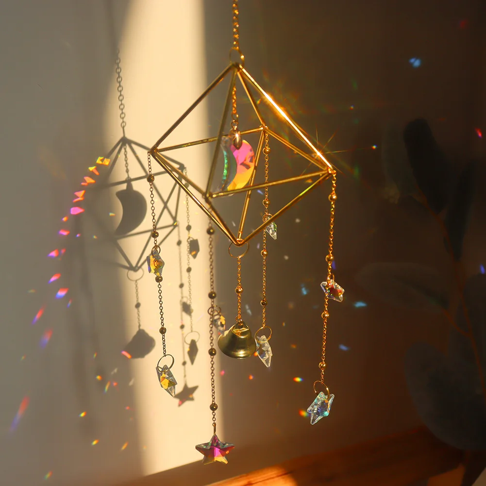 Modern Geometric Crystal Suncatcher